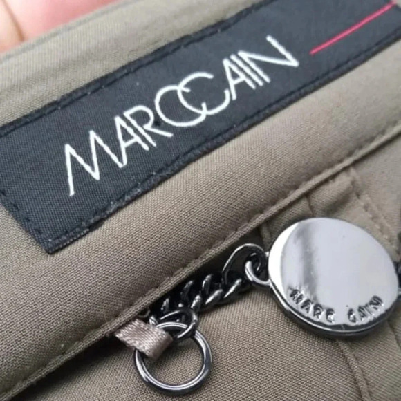 Marc Cain Oversized bomber jacket in blouson style-Army green size M - Picture 2 of 12